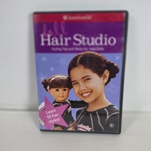 American Girl Doll Hair Studio DVD 2005 Styling Tips Tricks 50 Fun Styles 90665